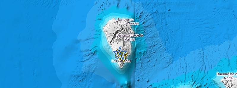 Strong Earthquake Swarm Under Cumbre Vieja Volcano Canary Islands The Faithful Watchman